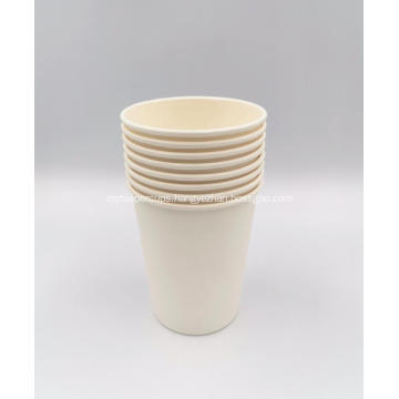 PLA Cornstarch Paper Cup For Hot Cold Drink